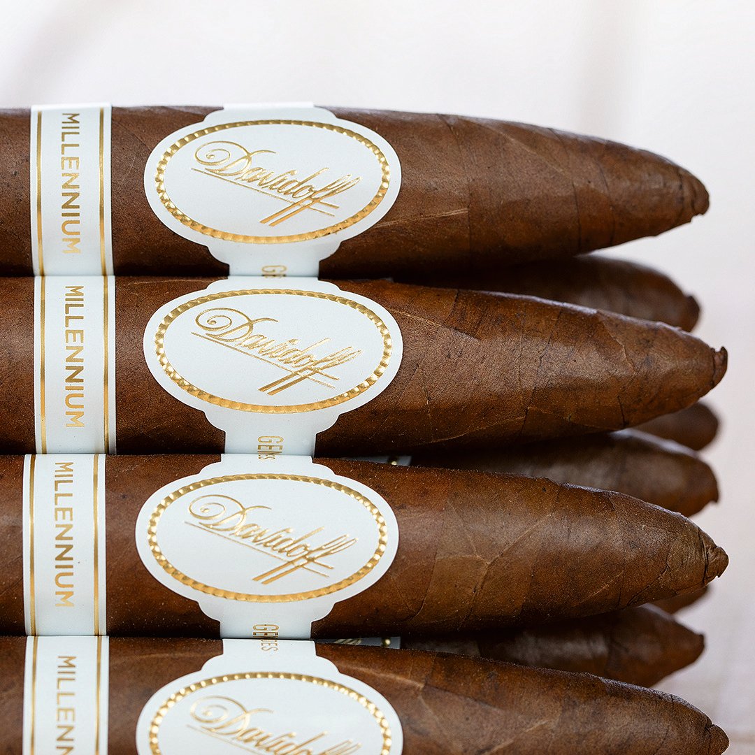 Davidoff’s Millennium line cigars feature a dark, intense and very flavourful wrapper called “151”. This is the most intense cigar within Davidoff’s four iconic lines.