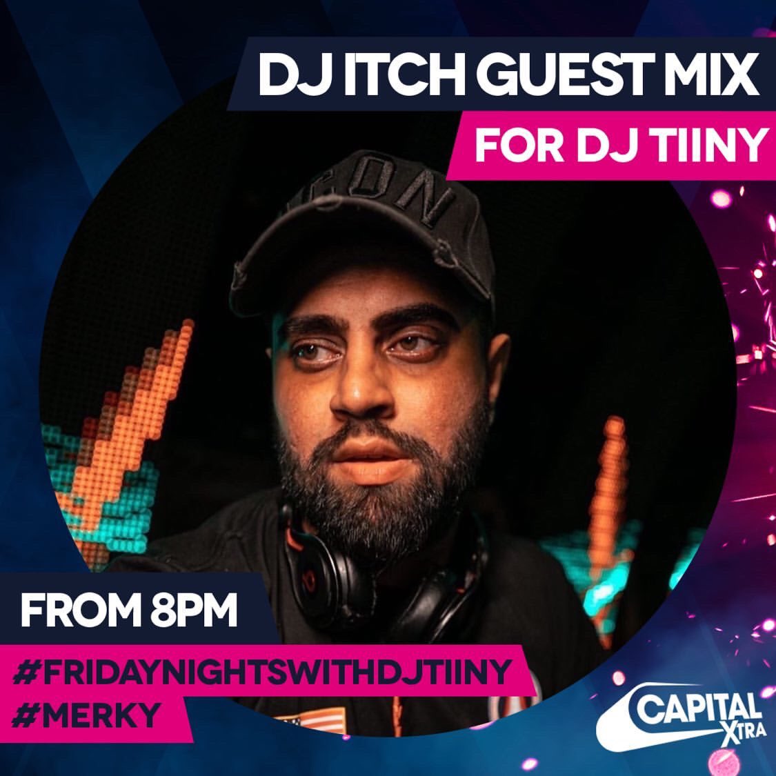 itchdj's tweet photo. I’ll be joining @DJTiiNY on @CapitalXTRA from 8pm tonight! Make sure to tune in!! 📻 🔥 https://t.co/tGIRRTeJDx