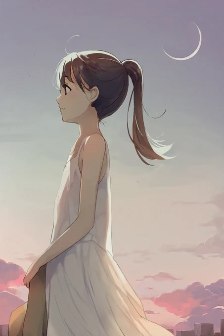 白ワンピ
#オリジナル 