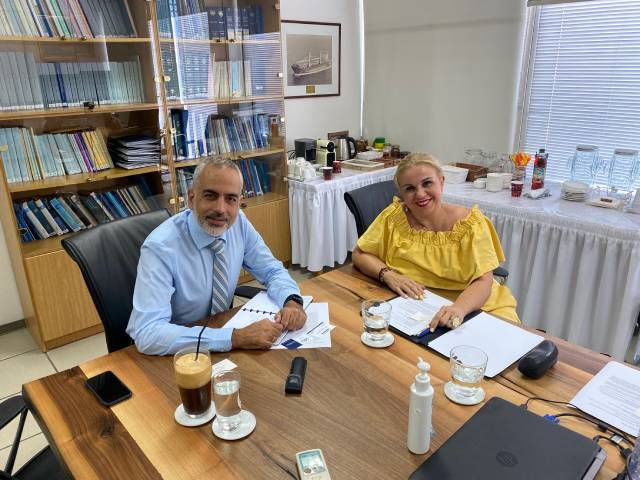 OneNetLimited's tweet photo. A 360 degree interview with the new Cyprus Shipping Deputy Minister Vassilis Demetriades. Read below: ⬇️⬇️ https://t.co/wse3M90dDj via @ShippingNewsCy 

#shippingnews #Cyprus #shippingdeputyminister #interview #shippingindustry https://t.co/DhJvw5IUKC