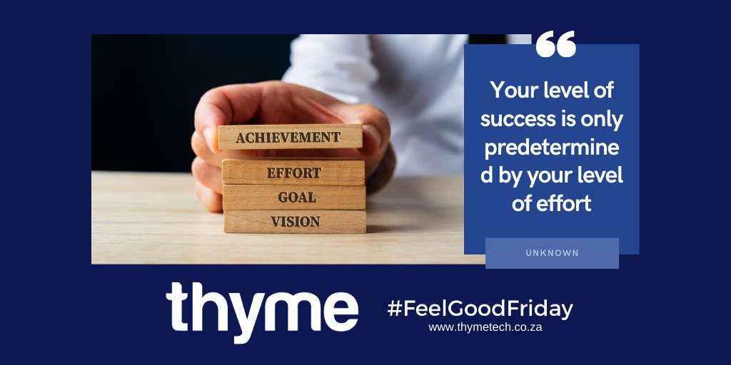 thymetech's tweet photo. Maximum effort and determination lead to results.
Success requires your full attention.
#FeelGoodFriday #success #motivation https://t.co/RdFcmKj62N