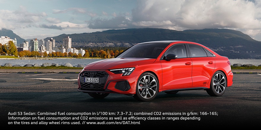 AudiOfficial's tweet photo. The new #Audi #S3 Sedan looks particularly sporty with its dynamic #design and S-specific elements. What is your favorite design element? https://t.co/f3Gr7S1TbD