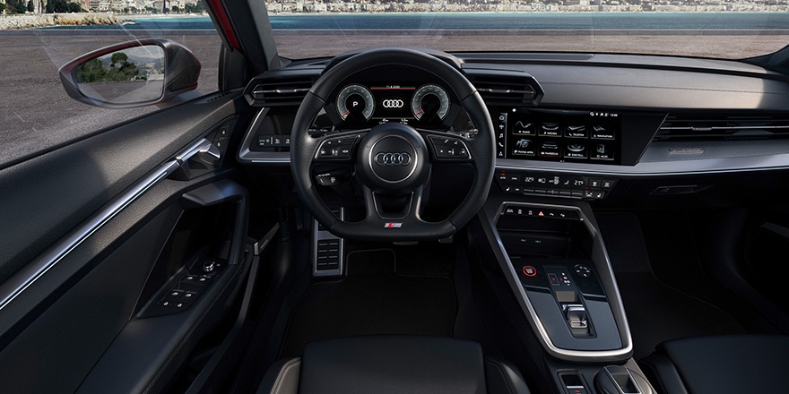 AudiOfficial's tweet photo. The new #Audi #S3 Sedan looks particularly sporty with its dynamic #design and S-specific elements. What is your favorite design element? https://t.co/f3Gr7S1TbD