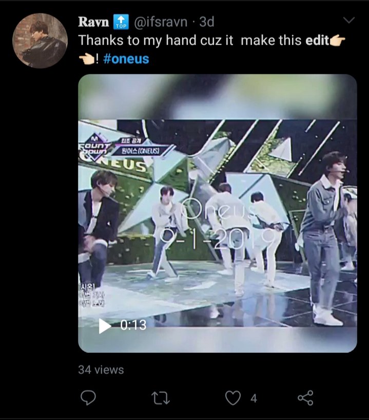 4. The Vid Editor- to moons who are video editors are like the editor but with vids. these vids can be the members' comp. of pics/vids with music to math the concept of the vid. other vid editors are responsible for oneus cuts just like what happened yesterday at soribada