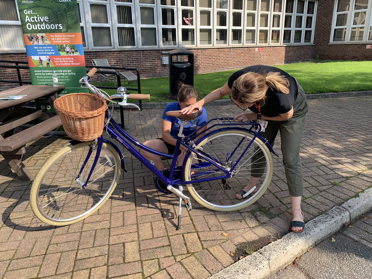 Our cycle event in full swing brilliant attendance and our fantastic bike prize #activeoutdoors #greenmount