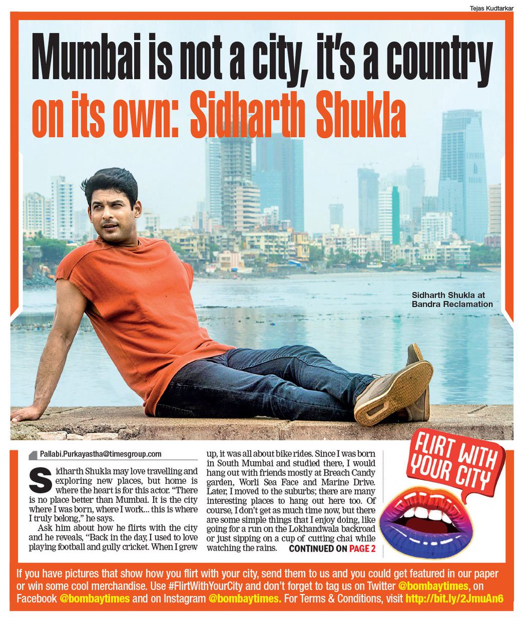 Mumbai is not a city, it's a country on it's own.           :  @sidharth_shukla  #SidharthShukla  #SidHearts