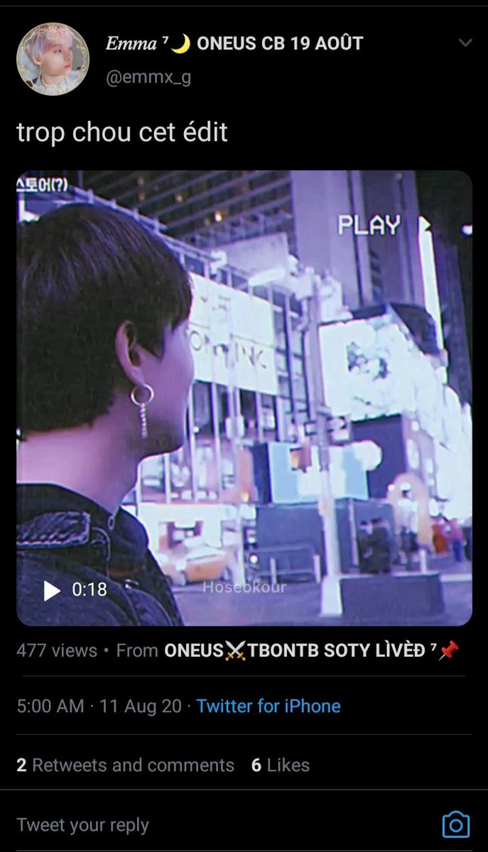 4. The Vid Editor- to moons who are video editors are like the editor but with vids. these vids can be the members' comp. of pics/vids with music to math the concept of the vid. other vid editors are responsible for oneus cuts just like what happened yesterday at soribada