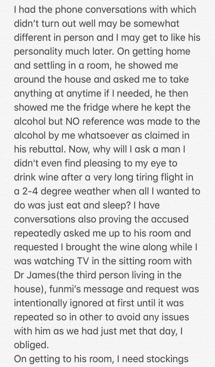 - Alleged S*xual a*sault : Doctor Olufunmilayo’s accuser - Bola Aseyan breaks silence.  #Thread