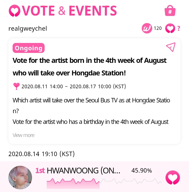 6. The Voter- the most important role out of all kinds. And all of us should be included in the voter. By the way, vote for Hwanwoong in Whosfan!! 