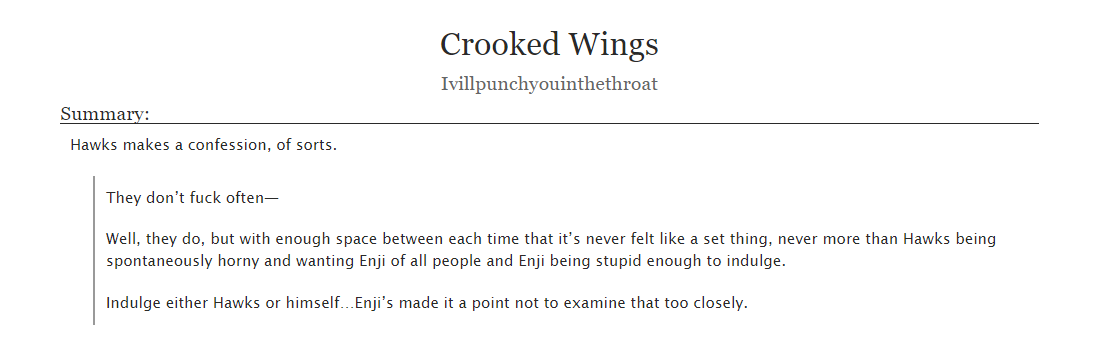 JhopeKoreanJesu's tweet photo. Super late to Endhawks week but here is my offering!! 🐔🔥🍗
>Day 7, Confessions
>5.2k
>nsfw
https://t.co/1IugCQL23o
#endhawks
#enho
#EnHoWeek https://t.co/arfNKpPKfZ