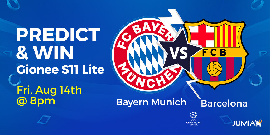 JumiaNigeria's tweet image. Predict &amp;amp; Win A Gionee S11 Lite Smartphone⚽
Click=&amp;gt;bit.ly/3gUxYCs to play. RT &amp;amp; Reply with screenshots of yourApp prediction using #JumiaPredictAndWin 
🏆A winner with accurate screenshot predictions will be announced Aug 16th
