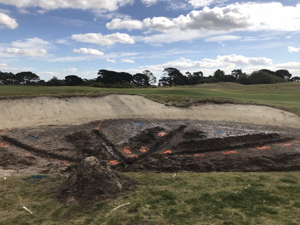 TimWaey's tweet image. A bit of drainage going in this week.
