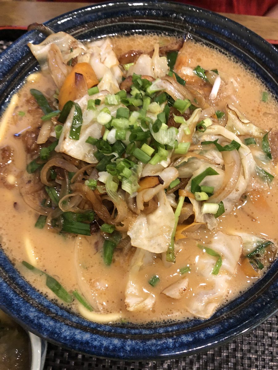 ａ ｋpark 八重山ピーナッツ味噌そば美味いぞ 八重山そば 味噌そば 石垣島 ランチ もちの木食堂