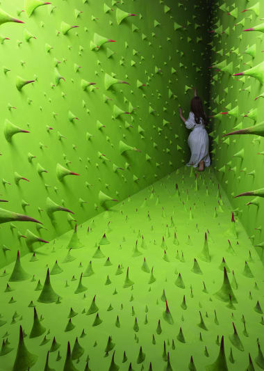 womensart1's tweet photo. South Korean artist Jee Young Lee transforms her small studio into dreamscapes, based on dreams, memories and Korean folk tales #womensart https://t.co/M0QQld3h0C