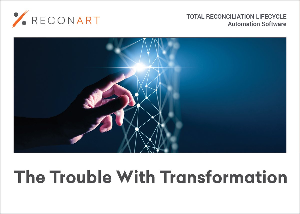 reconart's tweet image. Every project that involves a new tool set or a new process is potentially transformational. So, it is worth it to understand what is on the table before these things get off the ground.
#DigitalTransformation #reconciliationsoftware 
reconart.com/blog/the-troub…