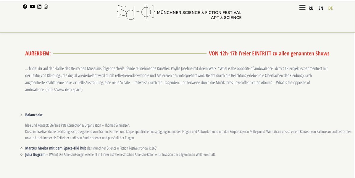 ArtwalksEurope's tweet photo. @dominikhhh @agilekultur @kulturtussi Challenge accepted ;-) #ScienceSummer @DeutschesMuseum mit @MUC_SciFi_Fest :: #spaceTiki #Tikimania #VRworks https://t.co/OuPUWgN2jQ