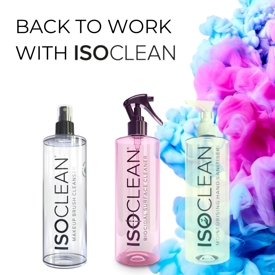 _isoclean's tweet photo. BEAUTY IS BACK so make sure your salons & studios are ISOCLEAN!! Our products will help you to ensure ultimate hygiene to help to keep you and your clients safe.
#beautyisback #isoclean #backtowork #salonsaresafe #mua #makeupartist #beauty #aesthetics #infectioncontrol https://t.co/2gB5658hqM