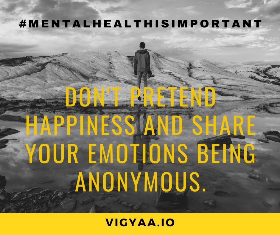 vigyaaG's tweet photo. Vigyaa Anonymous provides anonymity on the internet encourages people to come forward and speak up the truth, and seek help from others. Check out https://t.co/OZm15Y0rgr

#mentalhealth #mentalhealthawareness #anxiety #depression #mentalhealthmatters #suicideprevention https://t.co/3k5gpP1fri