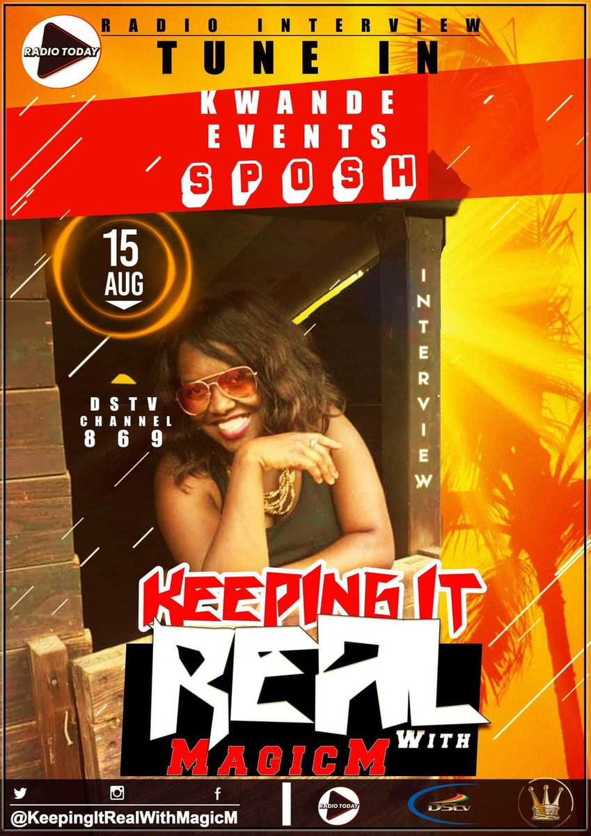 KeepingWith's tweet image. Tune In Tomorrow as we speak to @spokiem about the survival of her businesses during the COVID-19 Pandemic, Government Relief Funds for Small Businesses, etc.

Radio Today Johannesburg - DSTV Channel 869!

#KeepingItRealWithMagicM
#MagicMPromotions
#CrownArtWorld
#SmallBusinesses