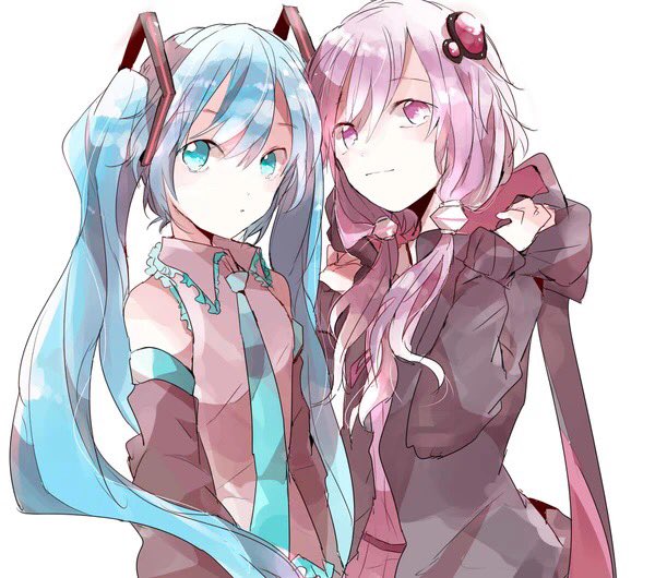 初音ミク ,結月ゆかり 「#俺の過去絵をみろ 」|sakiのイラスト