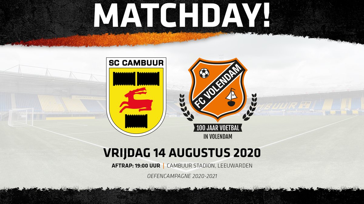 🟡⚔️🟠

🙋‍♂️ Tot vanavond, @robertmuhren

📺 Livestream <a href="/OmropFryslan/">Omrop Fryslân</a> TV &amp; online: fcvdm.nl/camvol2021

#camvol | <a href="/SCCambuurLwd/">SC Cambuur</a>