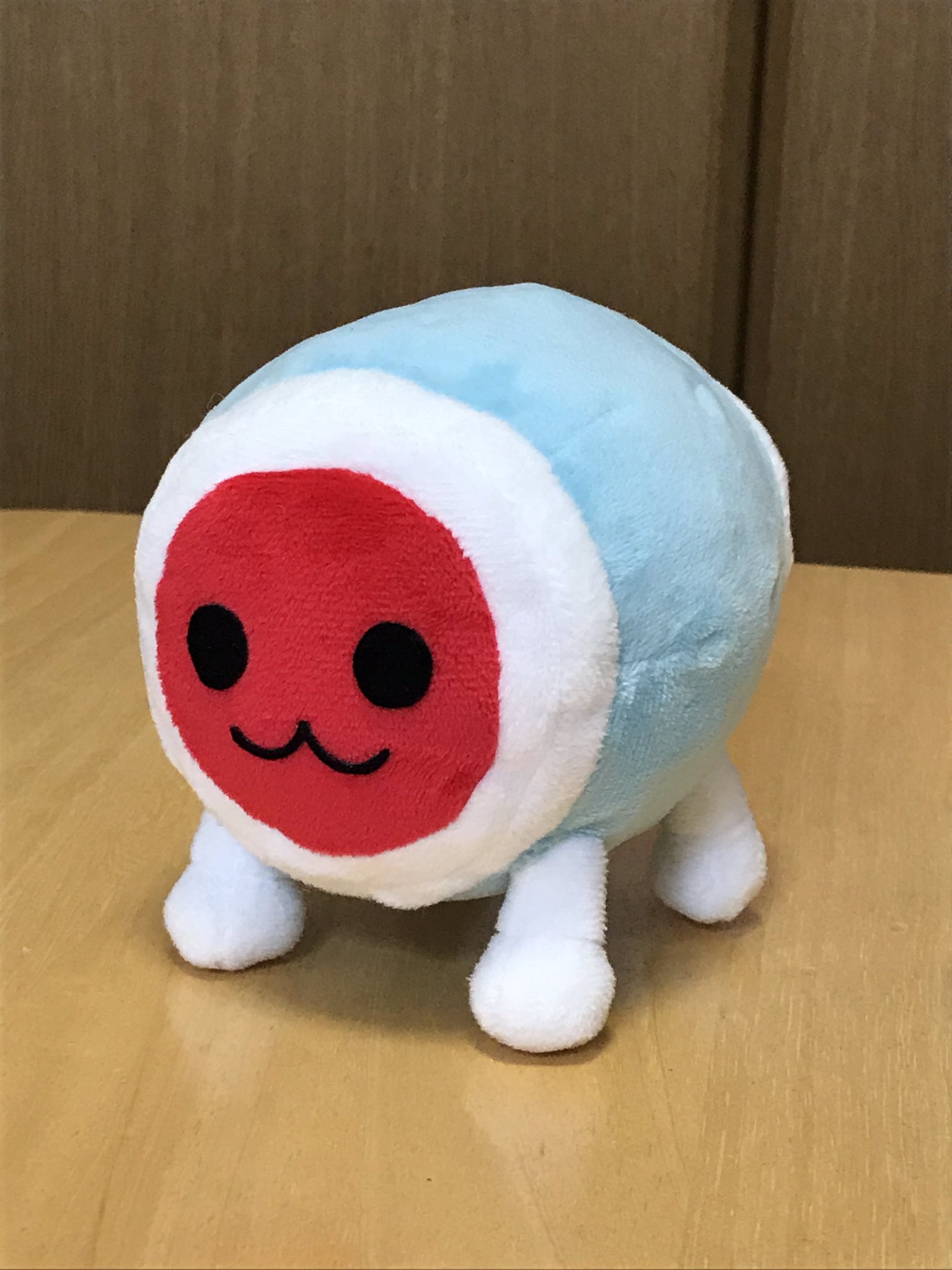 ドンちゃんぬいぐるみ付ストラップ 太鼓の達人 どんちゃん ゴムひも付きぬいぐるみ さくらもち