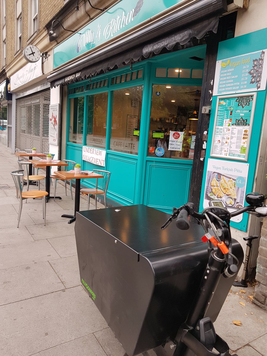 MBCyclingTM's tweet image. Supporting local business this morning on way to town via sustainable mode. At #nillyskitchen Mile End Rd CS2. Nice coffee, friendly &amp;amp; help if you are feeling a little deflated. Nice touch..... @THWheelers.@newhamcyclists @pedalmeapp @FullyChargedUK @theJeremyVine @Darcy180