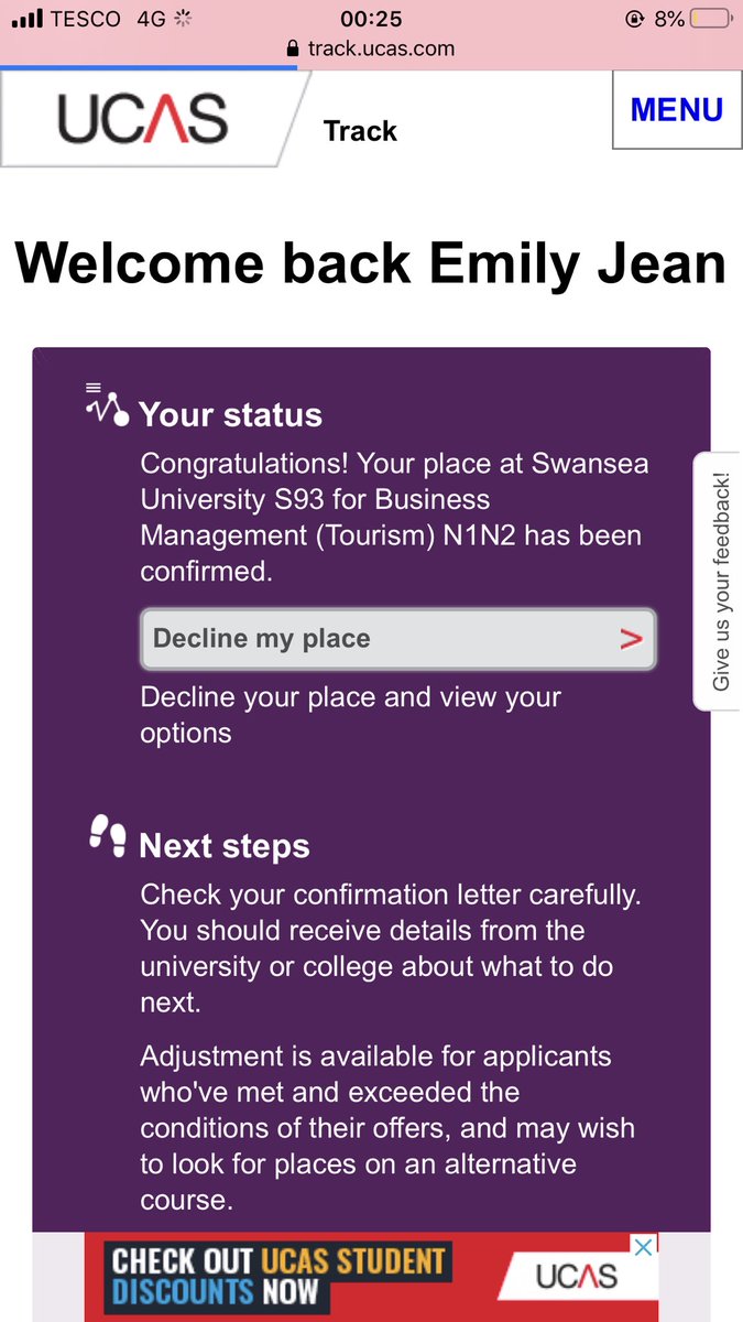 Swansea here I come! Couldn’t be happier🤩