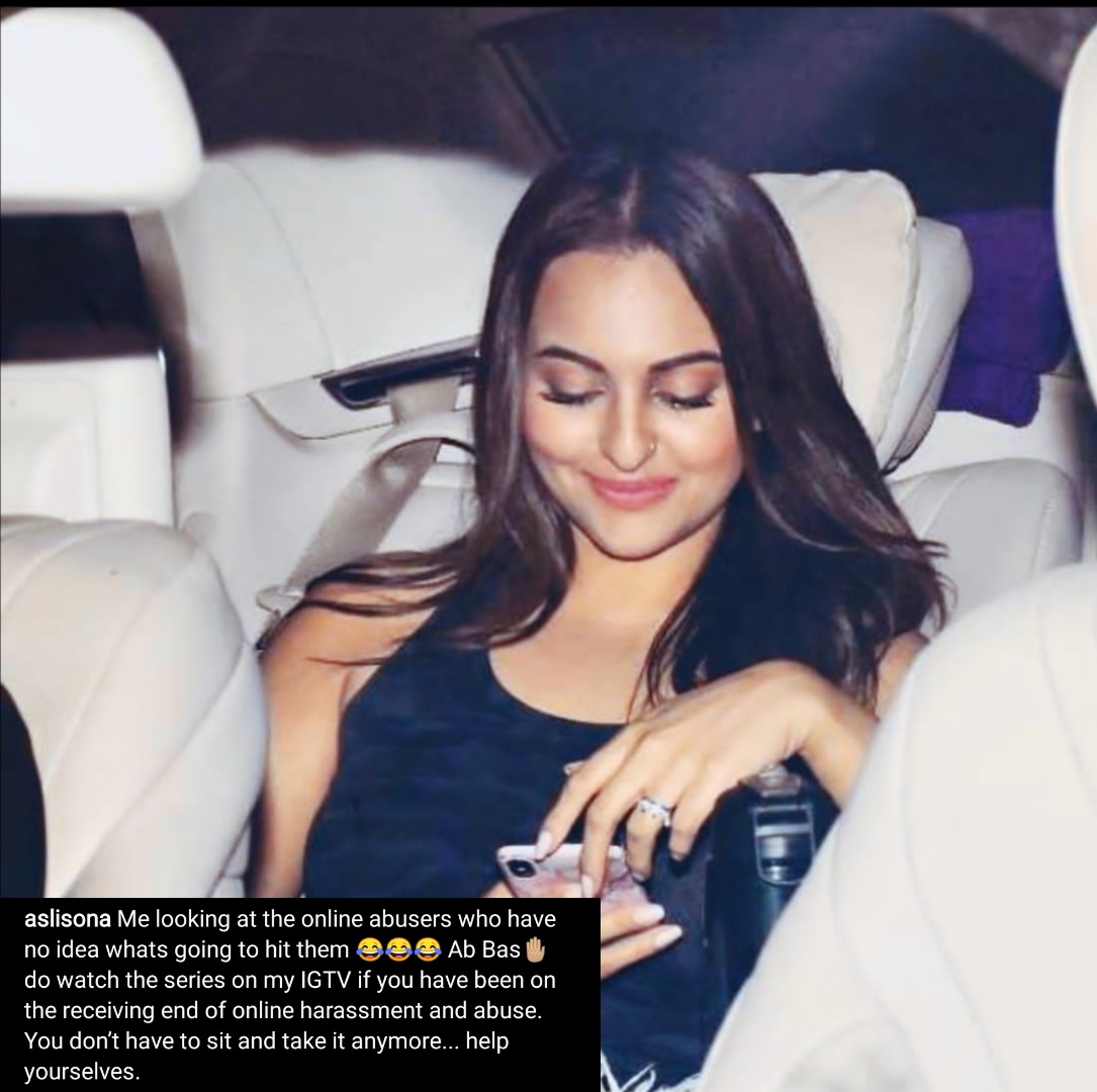 Aslisona_soul's tweet photo. I don't hear your barking, you haters 😉😏🤫😂🤣
#SonakshiSinha
#AsliSona
#IproudToBeSonakshians
#IForSona
#AbBas
#FullStopToCyberBullying
#سوناكشي_سينها https://t.co/cu3PqA6xfm