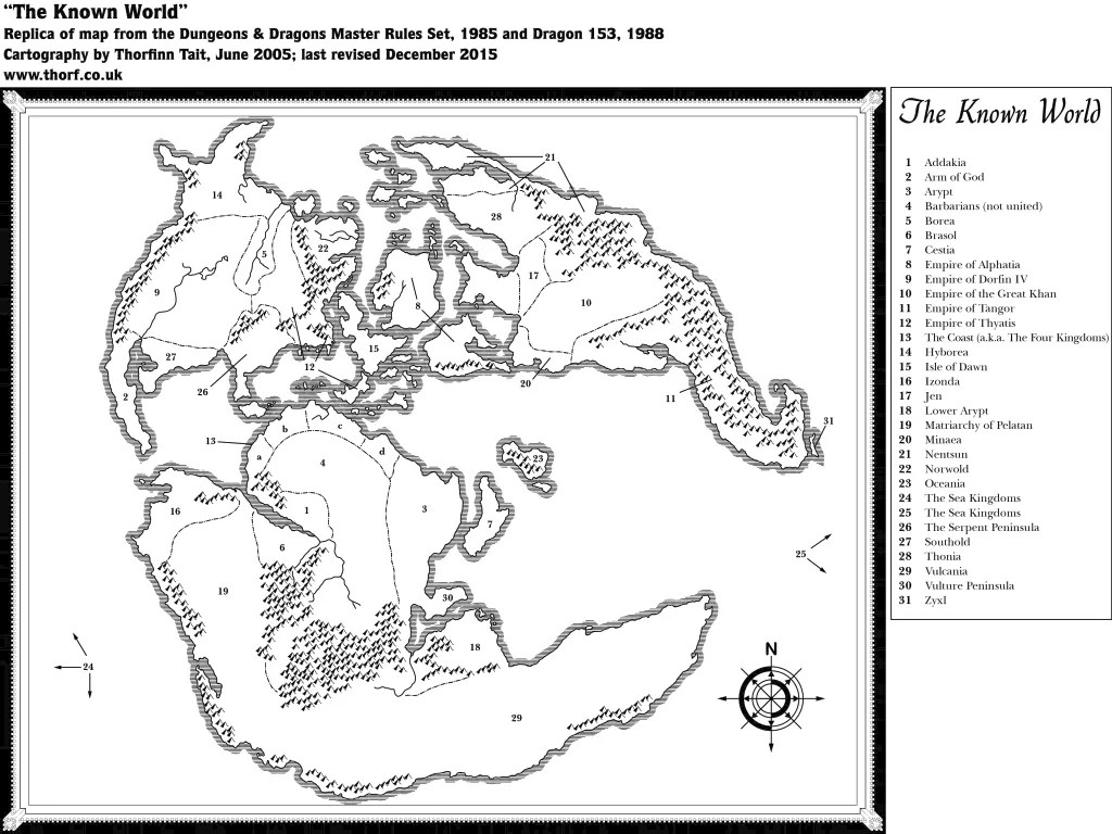 MTBlack2567's tweet photo. Something about this map filled me with bittersweet longing when I was 14. I stared at it for hours, imagining what the lands attached to the strange names might be like. The Isle of Dawn especially lit my heart afire.  #dnd #ttrpg https://t.co/VSqC7MtGj6