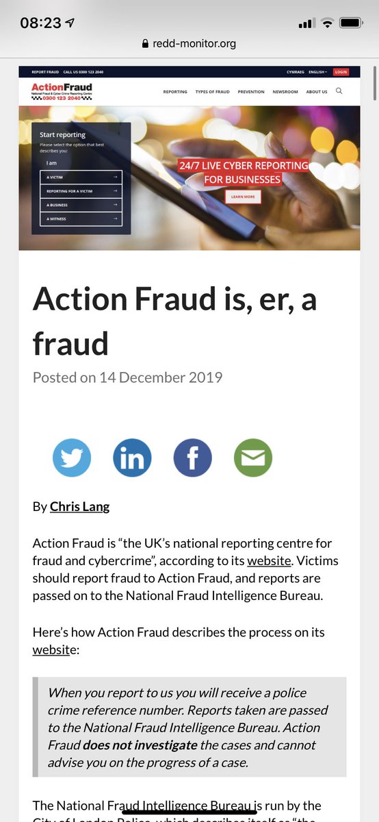 scam_aware - let’s get Action Fraud UK to stop him tweet media
