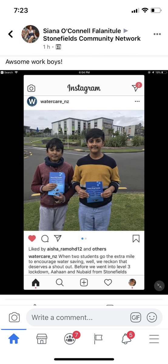 How neat! Incredibly proud of our boys working hard to make a difference in their community 🙌🏼 <a href="/watercare_nz/">Watercare</a> <a href="/StonefieldsSch/">Stonefields School</a>