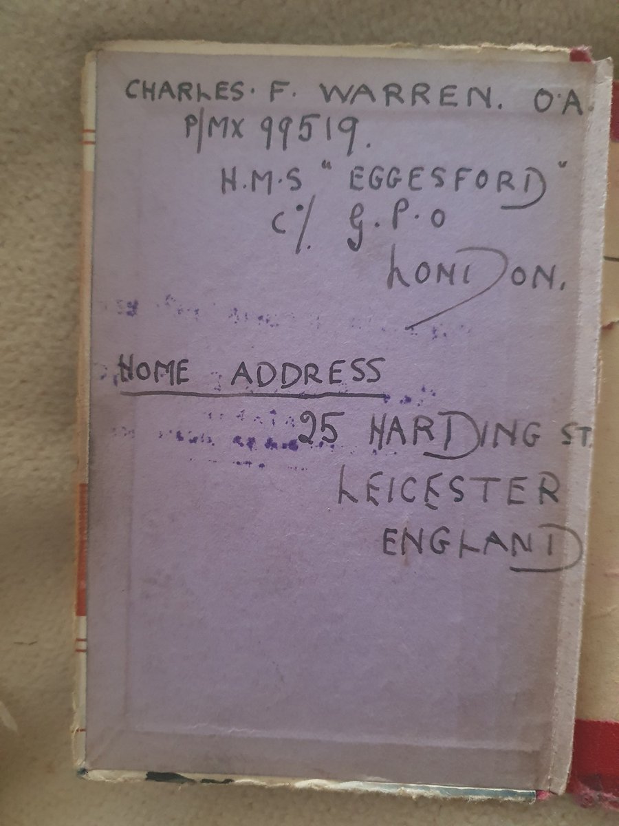 mungotalks's tweet photo. I found my Grandads #WW2 diary. He was in the navy on the destroyers. In August 1944 #WinstonChurchill was preparing for Operation Dragoon the landing operation of the #AlliedInvasion of Provence on 15 August 1944. I will post his updates as the days move on......... https://t.co/qrDx6BWnMV