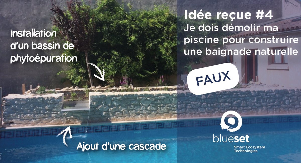 BlueSETsolution's tweet photo. Vous avez une #piscine au #chlore et aimeriez passer Ă une filtration naturelle?
Transformez votre piscine en #baignadenaturelle.
L'eau est traitée par les plantes, et oxygénée par la cascade, ce qui donne une excellente qualité d'eau et une baignade saine. #BlueSETsolutions https://t.co/VjEN8R2FOX