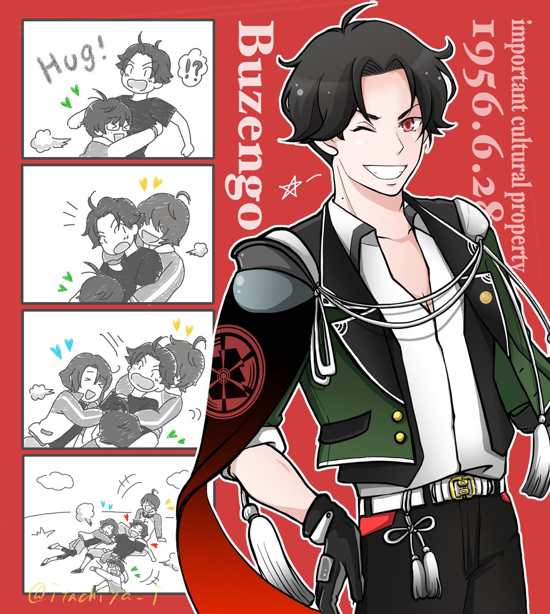 #いろんな豊前江が見れるタグ

ちょっと、鼬家〜!豊前のカラー絵もっと描きなさいよぉ! 