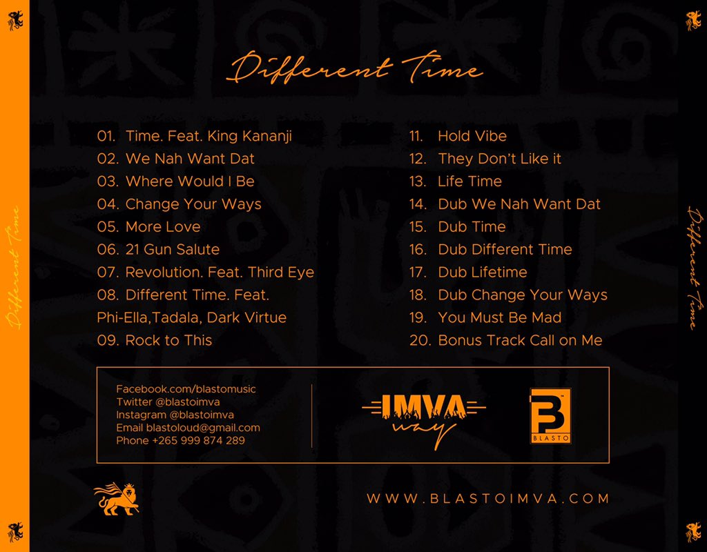 blastoimva's tweet image. If you haven’t sampled out my new album you are missing out on some good reggae vibes. Get your copy now. #imvaway #differenttime #reggae #dancehall