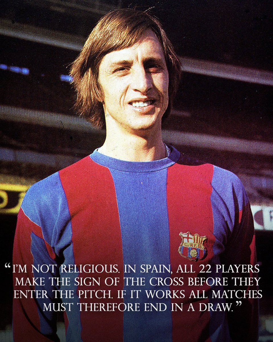 #14forever #CruyffLegacy
johancruyff.com