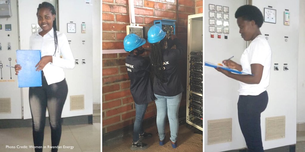 PowerAfricaUS's tweet photo. In #Rwanda, we're contributing to building a network of qualified #womeninenergy through a three-month apprenticeship program. 115 graduates will acquire on-the-job training that will help these young women to start exciting #energycareer‍s ⚡💡

#womensmonth @USAIDRwanda https://t.co/oHyb24pj8k