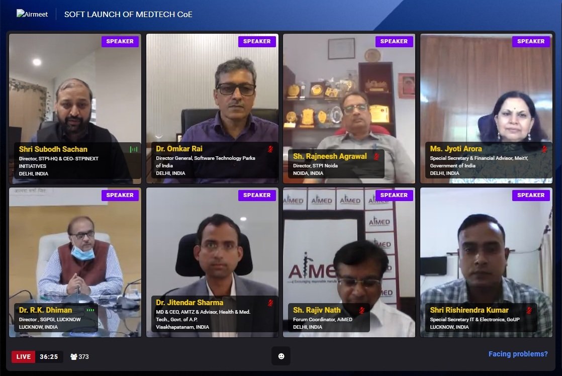 cybercinatics's tweet photo. Congratulations on the Soft Launch of #STPIMedTech CoE. One more good start by #STPIINDIA #MediElectronics #HealthInformatics @rsprasad @stpiindia @mpdvizag @STPIVizag #STPIVizag @GoI_MeitY #STPICoEs https://t.co/qDdUNGJ2hl