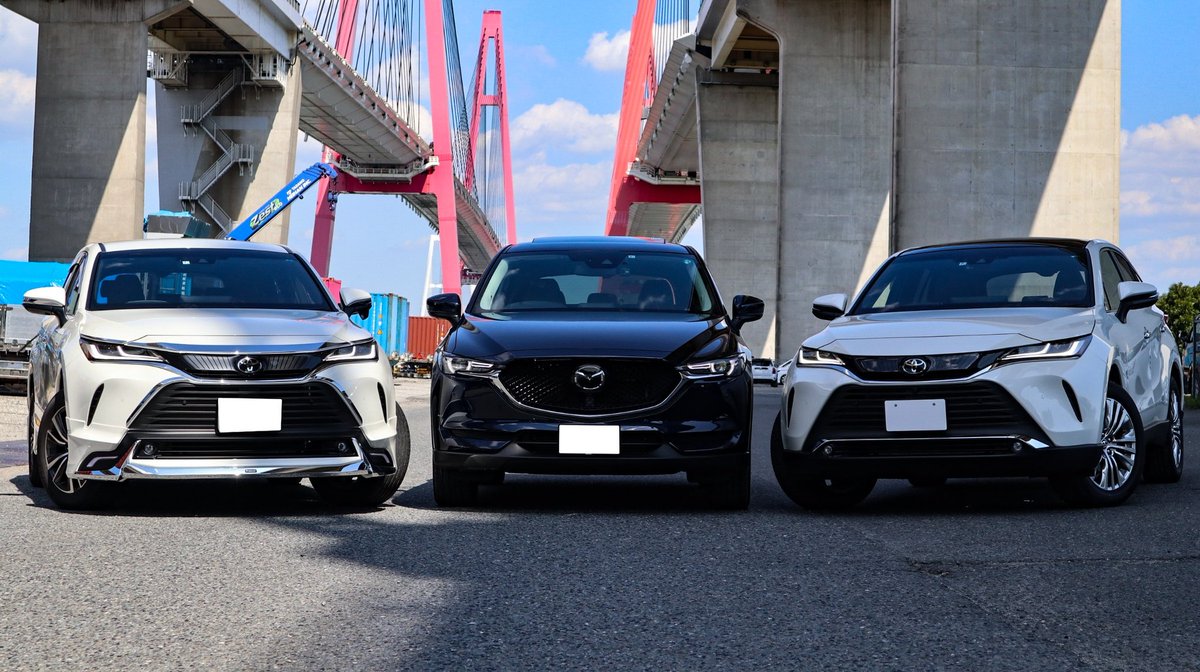 オリバ ランクル300待ち いっちーさん Kazukiさんと念願の初コラボ撮影 ありがとうございました 名港トリトン ハリアー Cx5