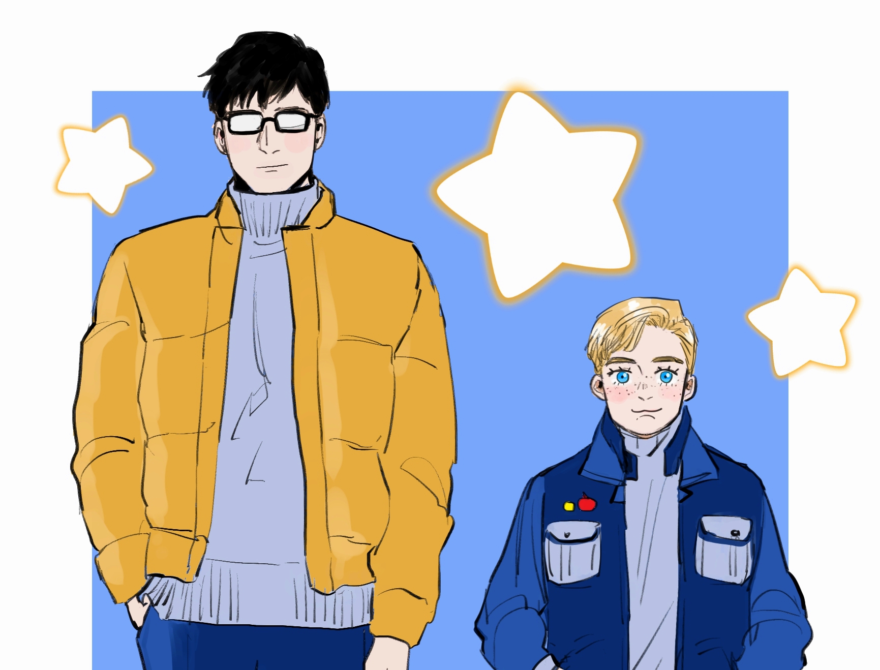 Two Size Too Small Manga mizore ✨ Comifuro-B60 on X: "My BL webtoon include in Tapas semi-annual sale, 50% Off! 'Two Sizes, too small' is about a gentle giant (Ben) that meets a small ball of energy (