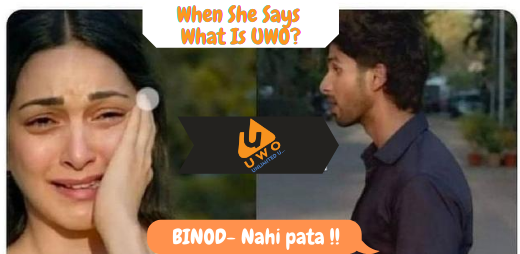 UWOVideo's tweet photo. Dont be like preeti ;’;;
Know “”What Is UWO”” ?
#UwoMemes #UWoForFun
#RIPBala #AlluArjun #RespectNationalFlag https://t.co/elMeJd8URr