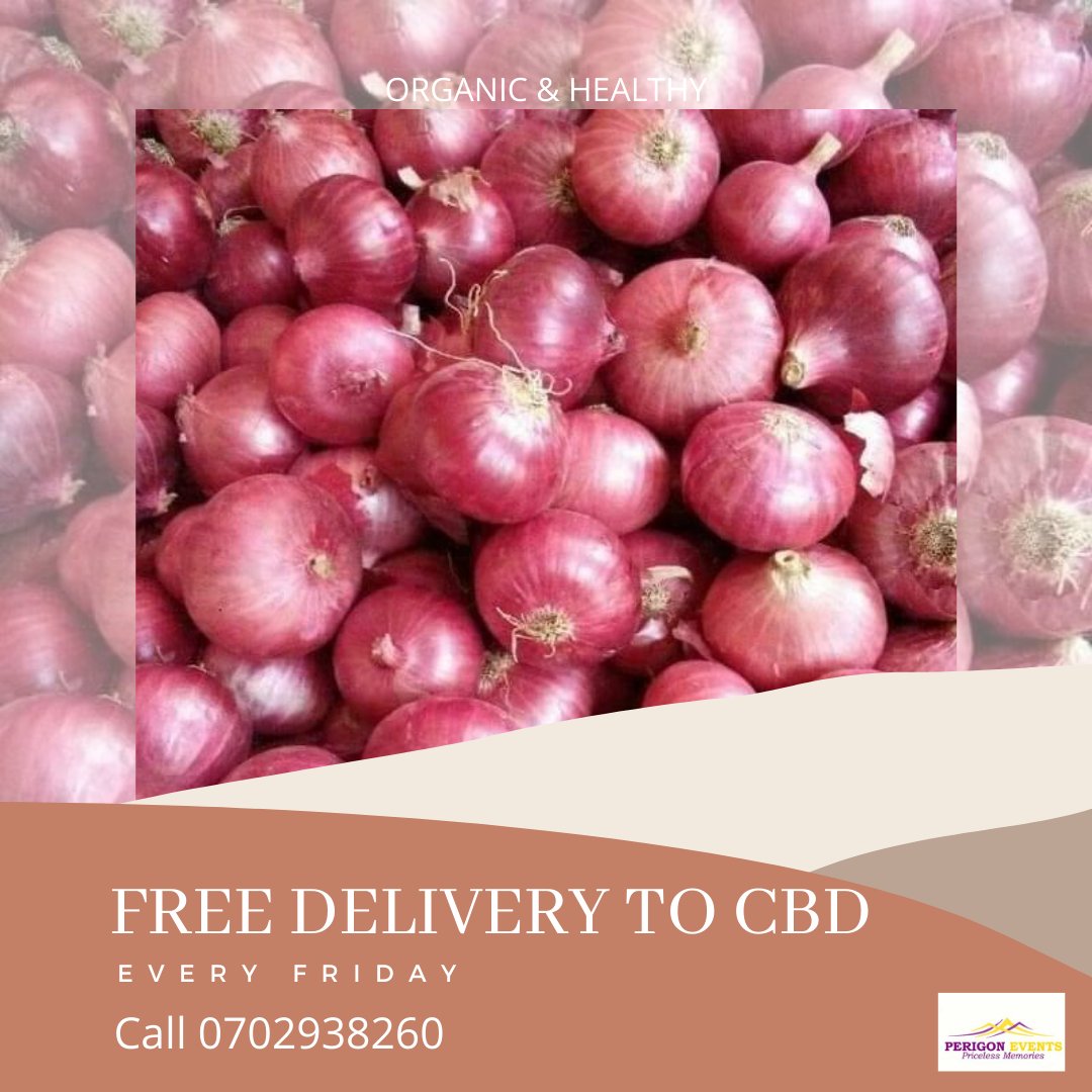 EventsPerigon's tweet image. FREE Deliveries Today to town, CBD.                              
Price list 60ksh per kg onions, 
Happy shopping ☺️                         
📞 (0702938260)                                         

Order yours Today! 
#FridayMotivation #fridaymorning #FridayThoughts #Trending