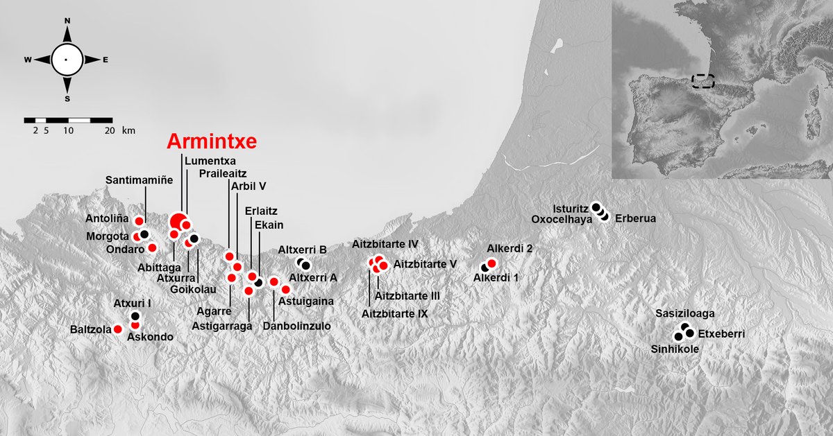 Currently the team made up of C. González Sainz (IIIPC, Unican) and J.C. López Quintana (Agiri) are carrying out the study in this cave, one of the three most important (along with  #Atxurra and  #AitzbitarteIV) discoveries made in the ...