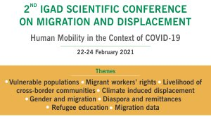 Travel-related responses to COVID-19 have significantly impacted human mobility dynamics. @IGADsecretariat & @giz_gmbh are calling interested people to submit abstracts by 25 Oct 2020 on this important topic. @issafrica is honoured to partner. More: igad.int/divisions/heal…