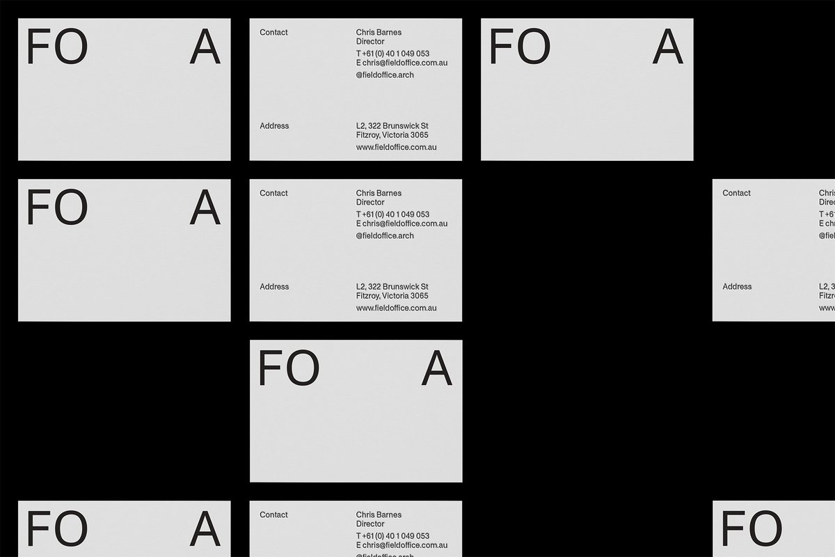 SPGD creates a subliminal, subtle and sophisticated identity system for Field Office Architecture → bit.ly/3gUQMS4