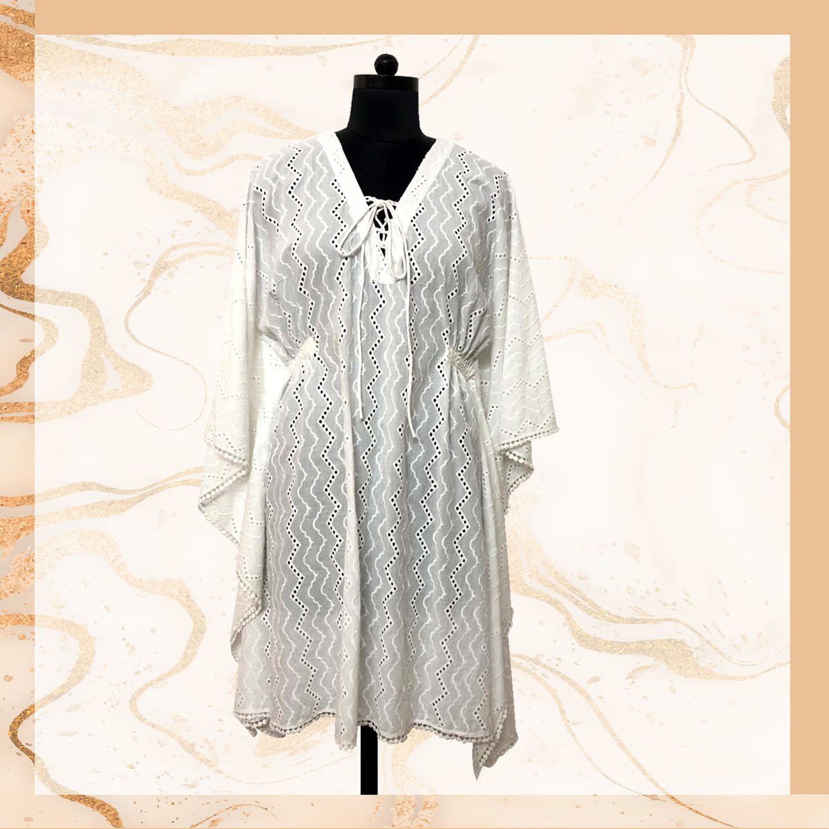 FirstResortHQ's tweet image. 🤍With calming white tone and a relaxed fit, this eyelet kaftan will be your best friend on days when you want to strike the perfect balance between comfort &amp;amp; Style✨

DM or Call to book your order now🛍️

#firstresort #ramolabachchan #autumnwinter #prètcollection #prennial #white