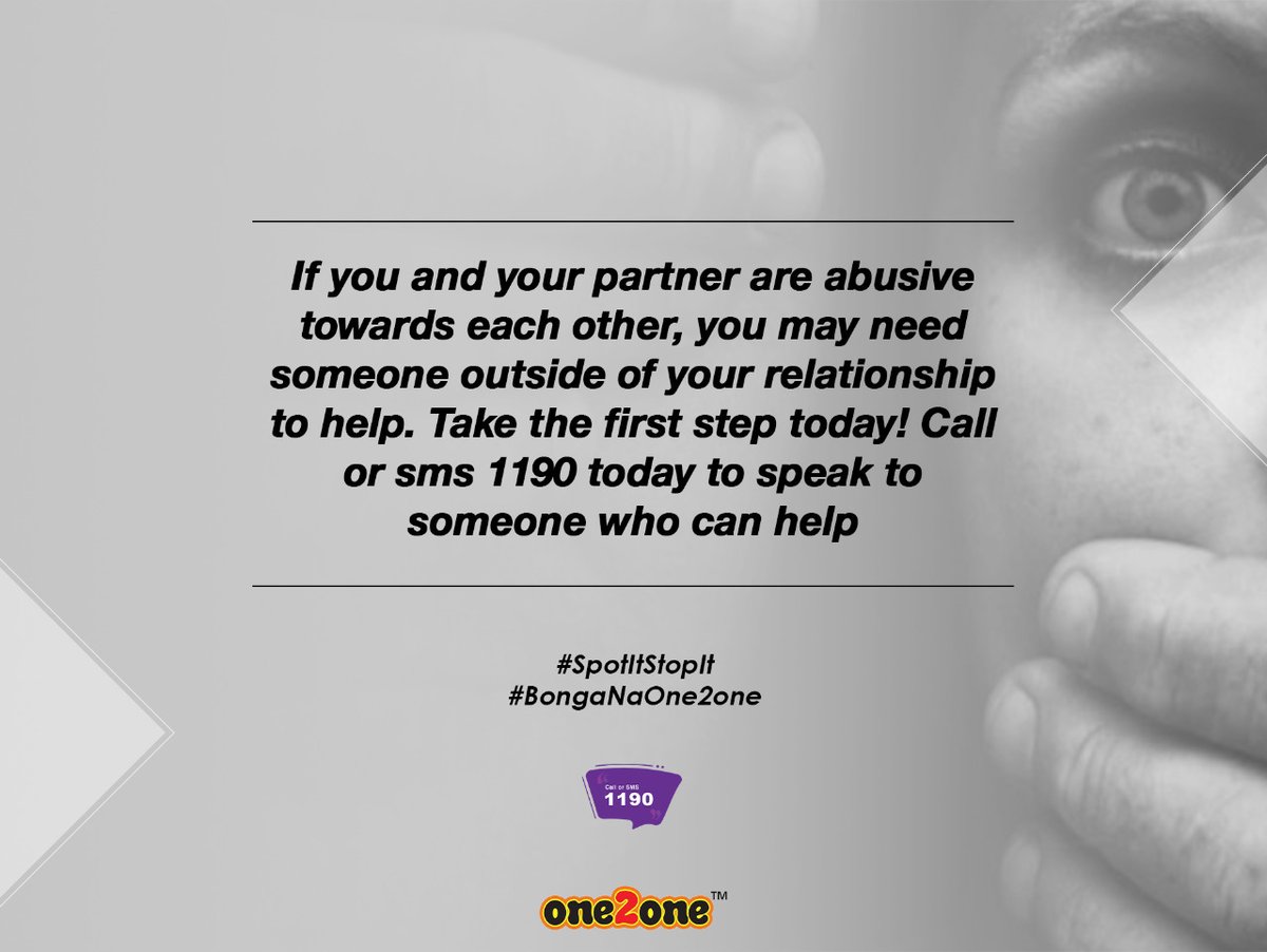 ConsMuna's tweet photo. Anyone can be a victim. Do not be silenced at all. Reach out for help by calling 1190.
#SpotItStopIt
#BongaNaOne2one https://t.co/mr64nzO26b