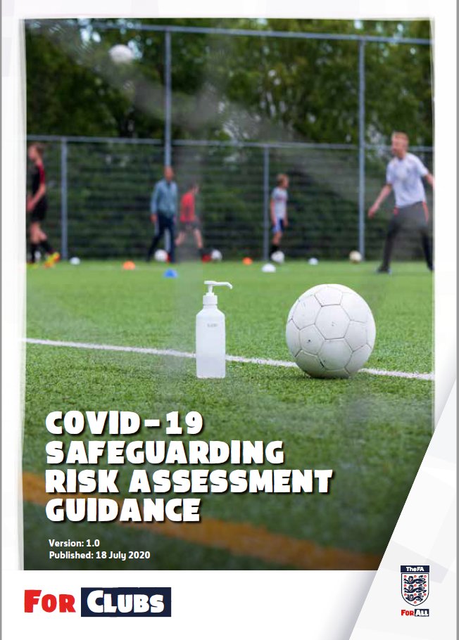 Take a look at the return to football guidance, including the #safeguarding risk assessment guidance for #YouthClubs

ow.ly/u6rX50AYrtK