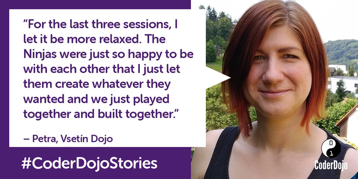 CoderDojo's tweet image. Find out how the Vsetín Dojo have been returning to in-person sessions and the things Petra and her mentors have learned along the way 💫
👉coderdojo.com/2020/08/06/how…
#BackToDojo #CoderDojoStories